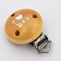 Klamra do smoczka I love Dad naturalna CE Klamra do smoczka I love Dad naturalna CE