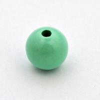 Koralik drewniany kula 15 mm miętowy CE Koralik drewniany kula 15 mm miętowy CE