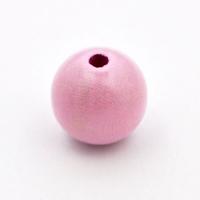 Koralik drewniany kula 18 mm jasnoróżowy CE Koralik drewniany kula 18 mm jasnoróżowy CE