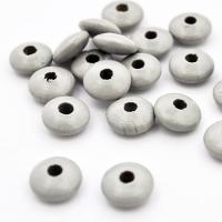 Koralik drewniany oponka 10 mm jasnoszary CE Koralik drewniany oponka 10 mm jasnoszary CE