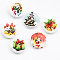 Guziki drewniane mix merry christmas 5 szt. Guziki drewniane mix merry christmas 5 szt.
