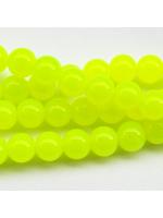 Kula szklana 8 mm jaskrawożółta