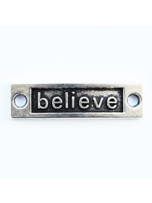 Zawieszka srebrna link believe Zawieszka srebrna link believe