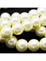 Koraliki szklane perła ivory 12 mm 10szt.