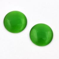 Kocie oko kaboszon 14 mm zielony Kocie oko kaboszon 14 mm zielony