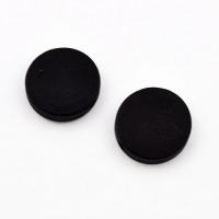 Koralik drewniany pastylka czarna 15 mm Koralik drewniany pastylka czarna 15 mm