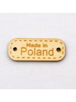 Wood oval  link made in Poland