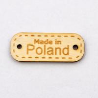 Drewniana metka made in Poland Drewniana metka made in Poland