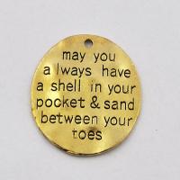 Zawieszka złota złota may you always have a shell Zawieszka złota złota may you always have a shell