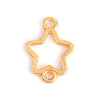Zawieszka złota gwiazdka łącznik 16 mm obwódka Zawieszka złota gwiazdka łącznik 16 mm obwódka
