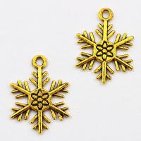 Zawieszka złota płatek śniegu 26 mm Zawieszka złota płatek śniegu 26 mm