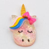 Kaboszon jednorożec brokatowy