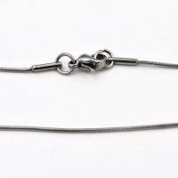 Łańcuszek żmijka stal nierdzewna z zapięciem 43,9 cm Łańcuszek żmijka stal nierdzewna z zapięciem 43,9 cm