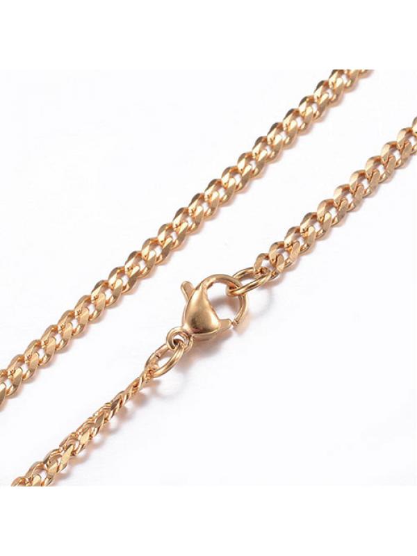 Chains steel  gold 50