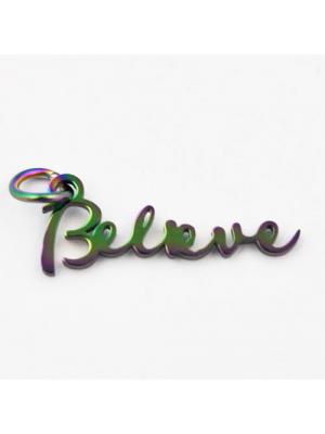 Zawieszka ze stali multicolor Believe Zawieszka ze stali multicolor Believe
