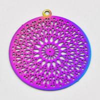 Zawieszka ze stali multicolor mandala Zawieszka ze stali multicolor mandala
