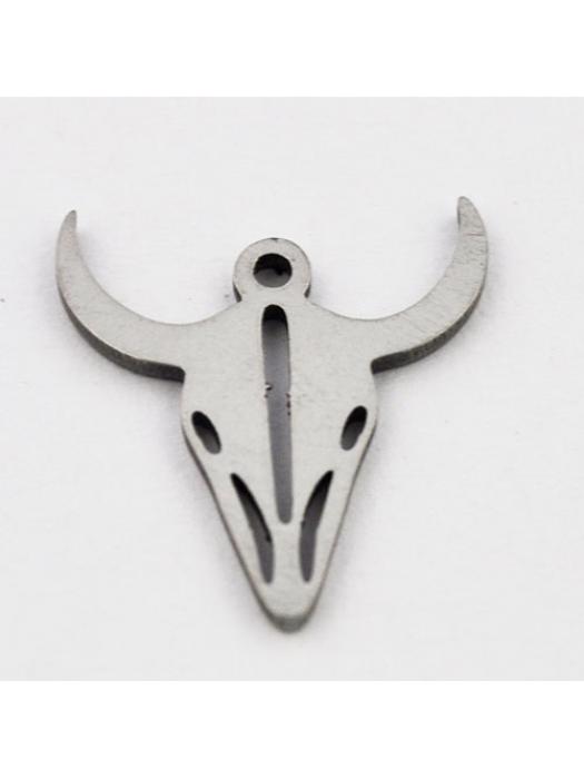 Pendant Stainless Steel head cow