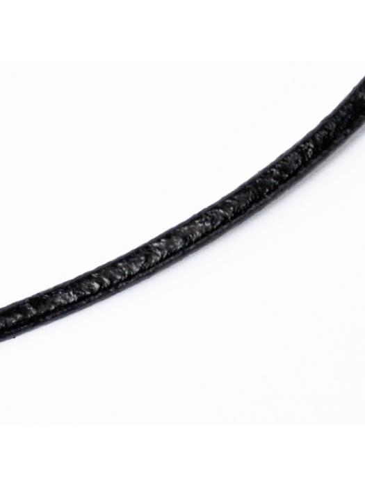 Leather cord black