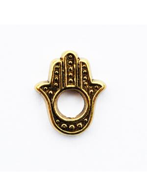 Koralik ręka Hamsa złota Koralik ręka Hamsa złota