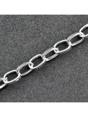 Łańcuszek  srebrny 6,9 x 3,8 mm Łańcuszek  srebrny 6,9 x 3,8 mm