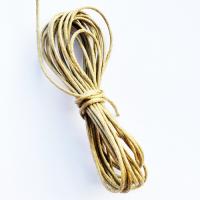 Sznurek woskowany beżowy 1 mm  Sznurek woskowany beżowy 1 mm
