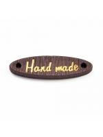 Wood oval  link hand made
