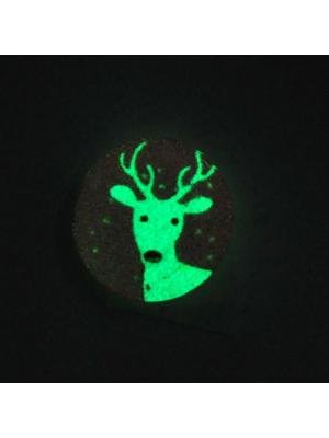 Kaboszon szklany FLUORESCENCYJNY renifer Kaboszon szklany FLUORESCENCYJNY renifer
