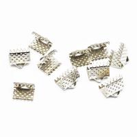 Końcówka do wstążki antyczne srebro 8 x 8 mm Końcówka do wstążki antyczne srebro 8 x 8 mm