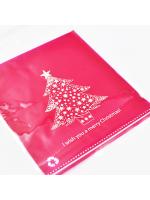 Cellophane Bag christmas pink
