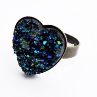 Kaboszon druzy serce