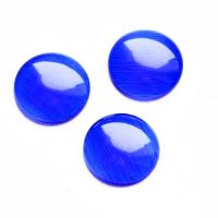 Kocie oko kaboszon granatowy