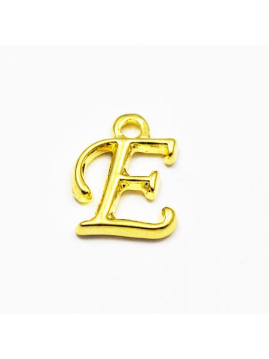 Zawieszka litera złota E
