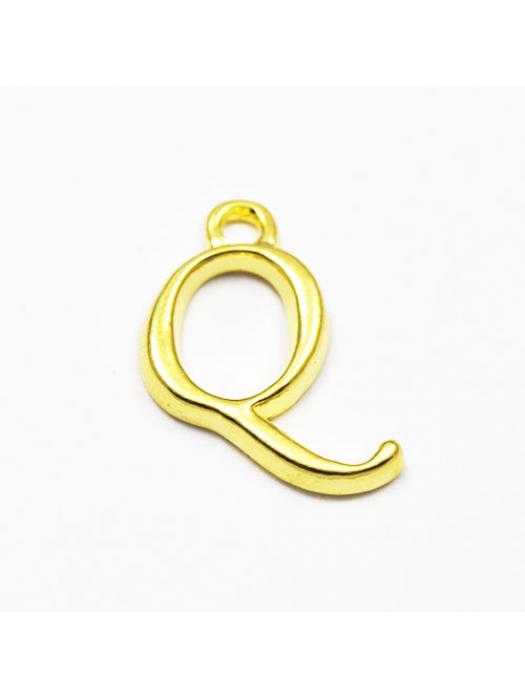 Zawieszka litera złota Q