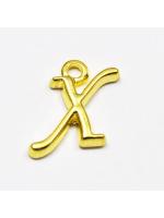 Zawieszka litera złota X
