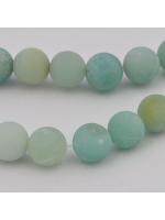 Amazonite 10 mm frosted