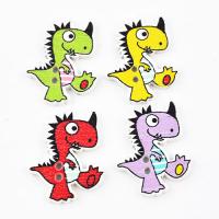 Guzik drewniany dino 2 szt. Guzik drewniany dino 2 szt.