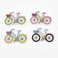 Guzik drewniany rower 2 szt. Guzik drewniany rower 2 szt.