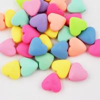 Koralik kauczukowy neonowe serce mix 5 szt. Koralik kauczukowy neonowe serce mix 5 szt.