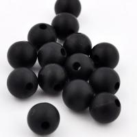 Koralik silikonowy 9 mm czarny Koralik silikonowy 9 mm czarny