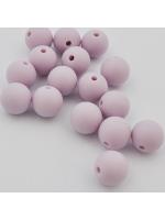 Bead silicone 12 mm lilac
