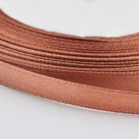 Wstążka satynowa 6 mm beżowa 22 mb Wstążka satynowa 6 mm beżowa 22 mb