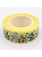 Washi tape kolorowe listki