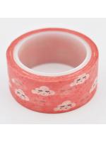 Washi tape cloud red