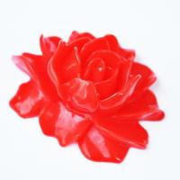 Kaboszon czerwony z żywicy duży