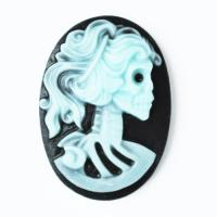 Kamea kościotrup czarno-niebieska Kamea kościotrup czarno-niebieska