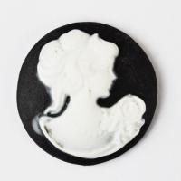 Kamea okrągła czarna Kamea okrągła czarna