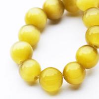 Koralik kocie oko musztardowy 10 mm Koralik kocie oko musztardowy 10 mm