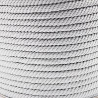 Sznurek okrągły 4 mm szary