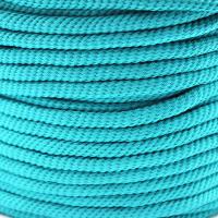 Sznurek okrągły 4 mm turkusowy