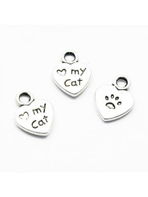 Zawieszka serce love my cat Zawieszka serce love my cat